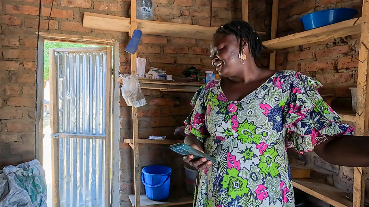 Josette Dambaye is dankzij Job Booster Tsjaad een succesvolle ondernemer in N'djamena.