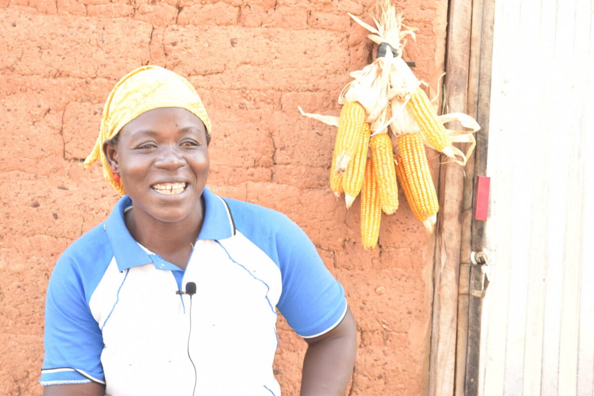 Mariam Coulibaly, maïsboer in Burkina Faso.
