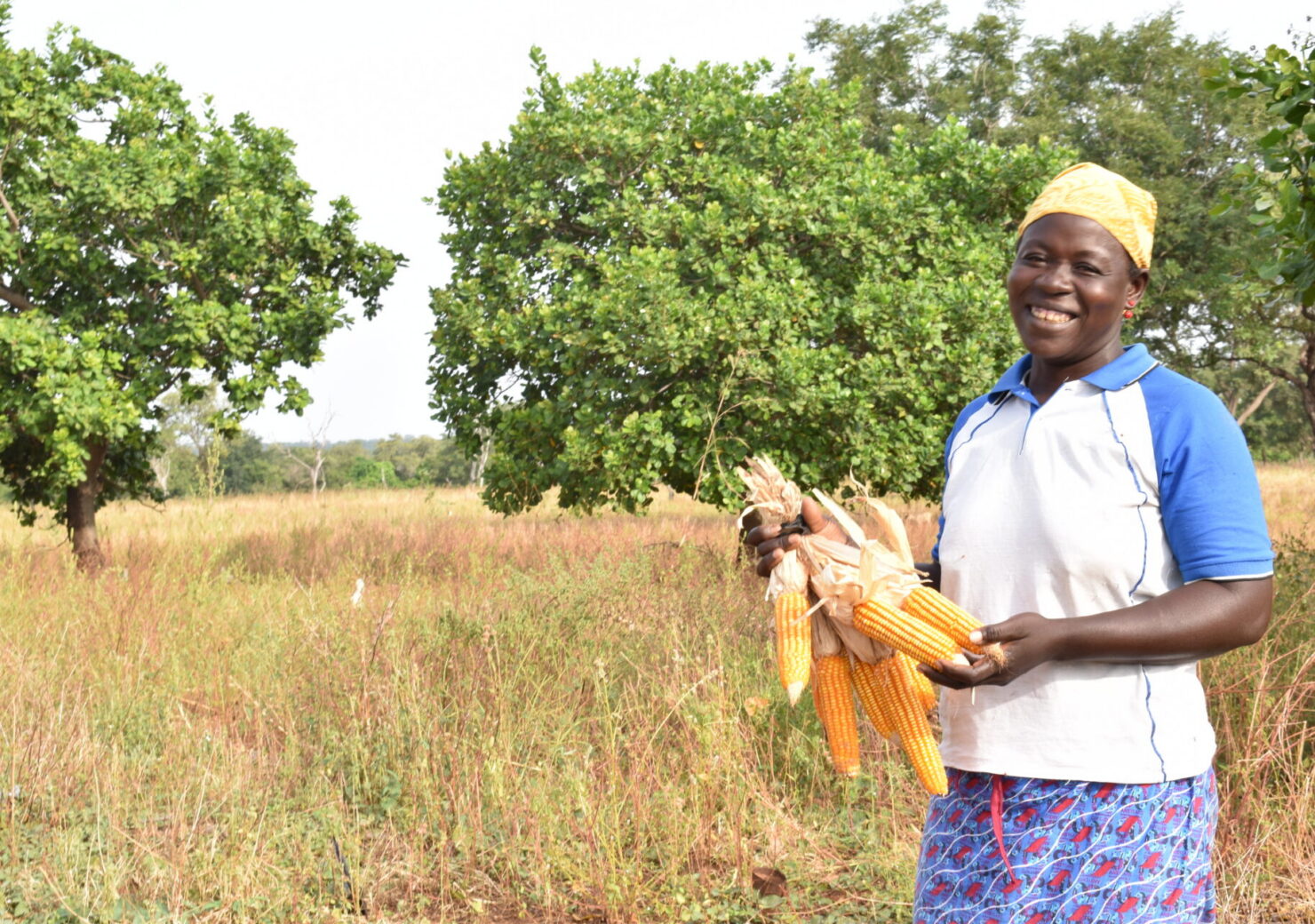 Mariam Coulibaly, maisboerin in Burkina Faso