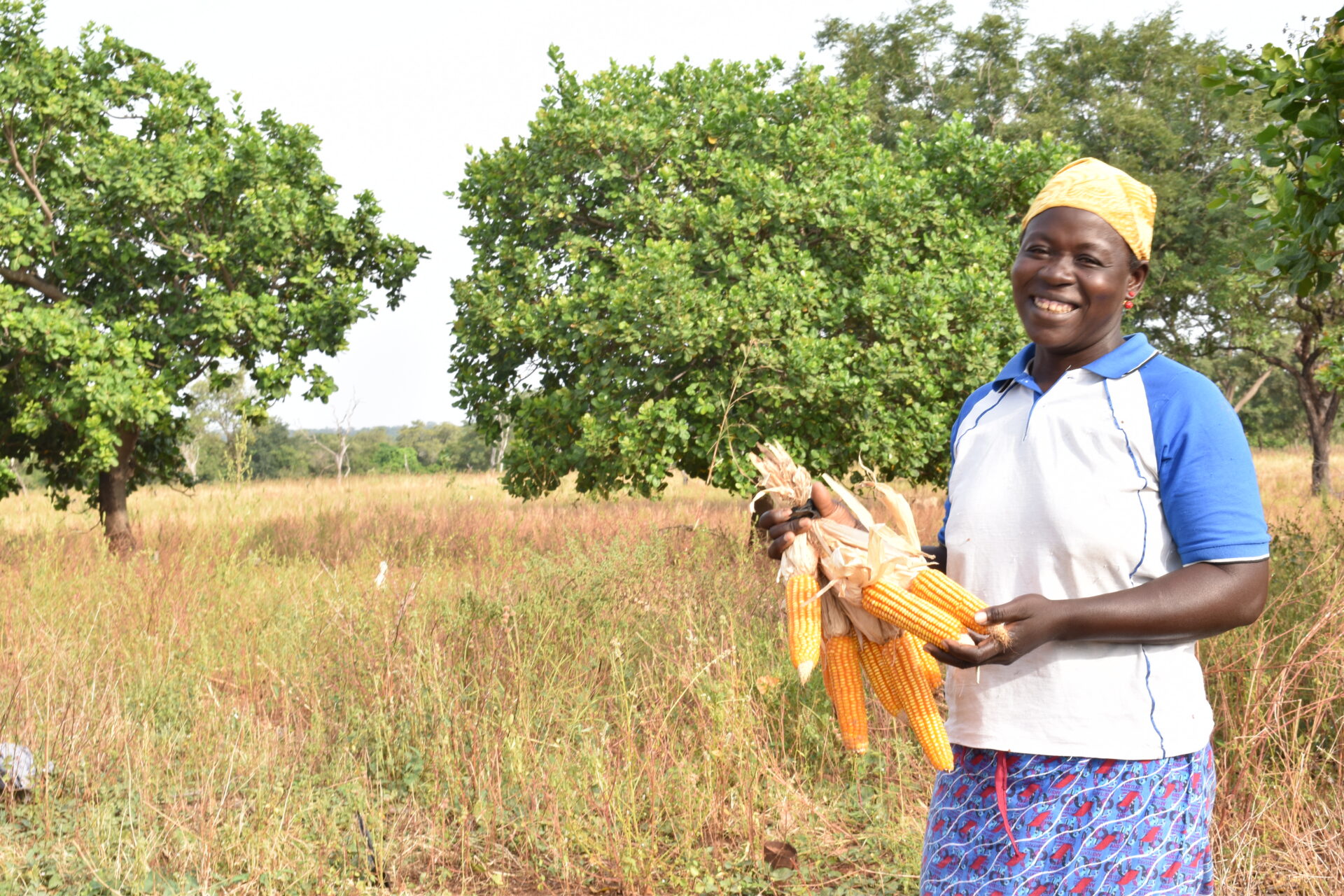 Mariam Coulibaly, maisboerin in Burkina Faso