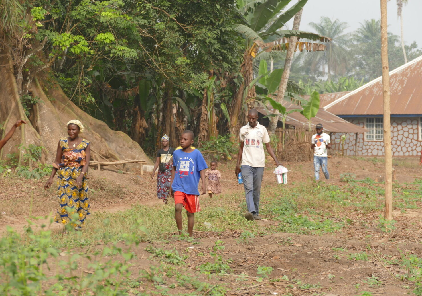 Een gemeenschap in Sierra Leone